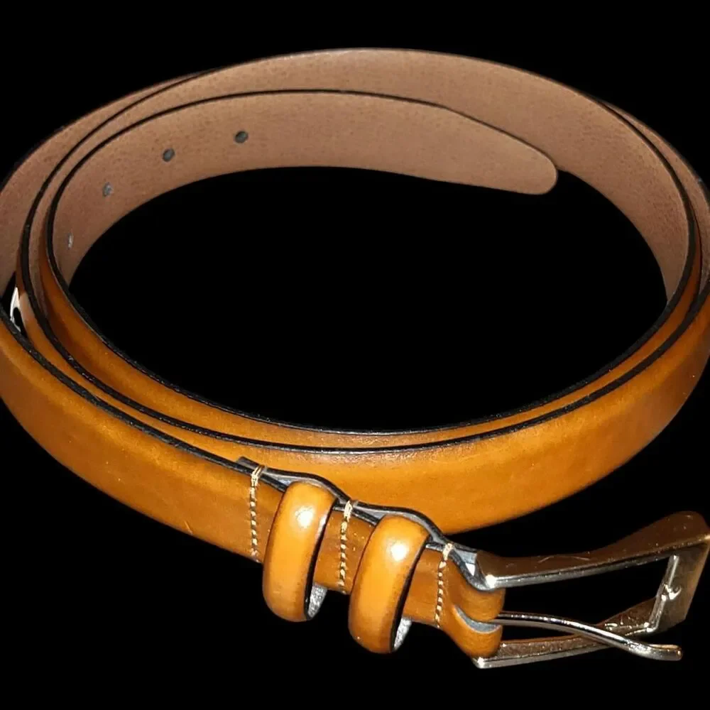 Men's Warehouse Brown Belt, Brown, size 50